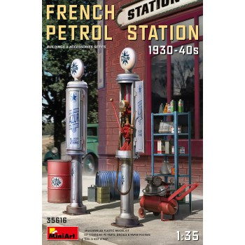 miniart French Petrol Station 1930-40s 1/35