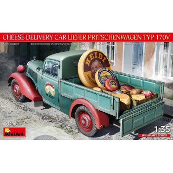 miniart Cheese Delivery Car Liefer Pritschenwagen Typ 170V 1/35