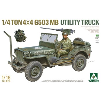 TAKOM 1/4 Ton 4x4 G503 MB Utility Truck 1/16 1016