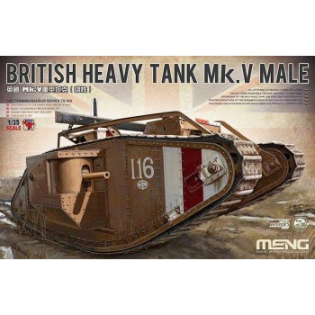 MENG BRITISH HEAVY TANK MK.V MALE 1/35 TS020