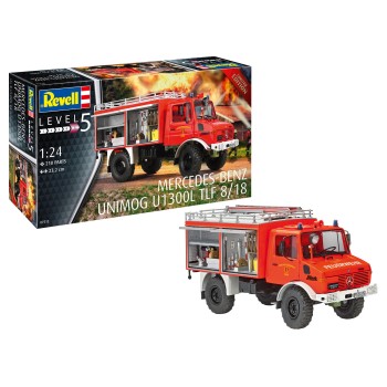 revell Mercedes-Benz Unimog U 1300 L TLF 8/18 1/24 07512