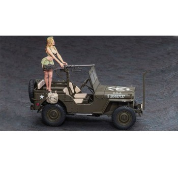 HASEGAWA 1/4 Truck + Blond Girl 1/24 52283