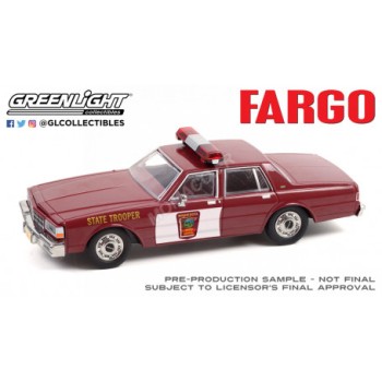 Greenlight CHEVROLET CAPRICE 1987 "FARGO (1996) - MINNESOTA STATE TROOPER" 1/43 86610