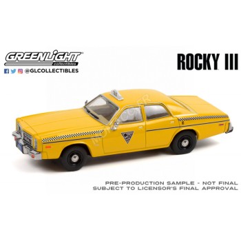 Greenlight DODGE MONACO CITY CAB. CO 1978 "ROCKY III (1978)" 1/43 86612