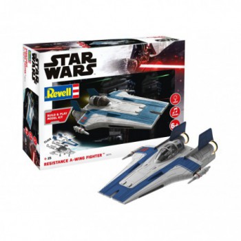 revell Resistance A-wing Fighter, bleu build and play