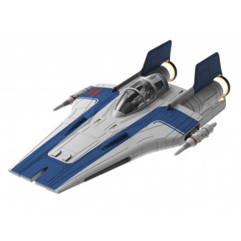 revell Resistance A-wing Fighter, bleu build and play