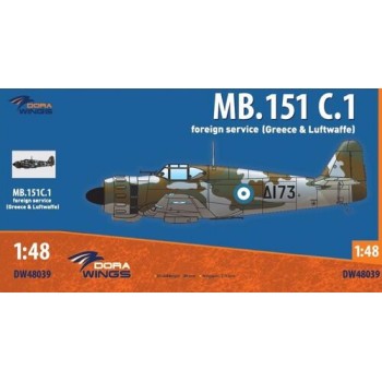 dora wings MB.151 C.1 foreign service (Greece & Luftwaffe) 1/48 DW48039