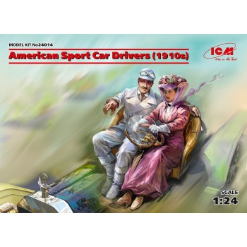 ICM American Sport Car Drivers (1910s) (2 figures) 1/24 24014