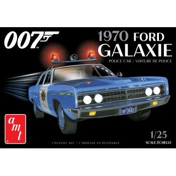 AMT Ford Galaxie 1970 Police Car James Bond 007 1/25 AMT1172