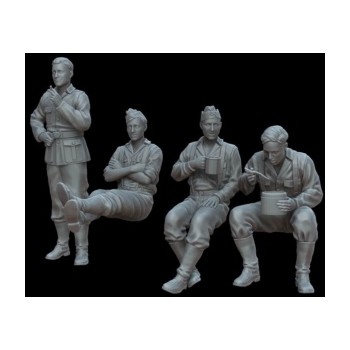 White stork miniatures German Soldiers At Rest 1/72 F72075
