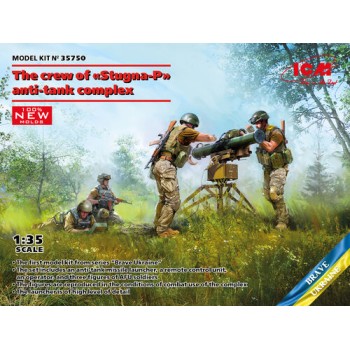 ICM The Crew of Stugna-P Anti-Tank Complex 1/35 35750