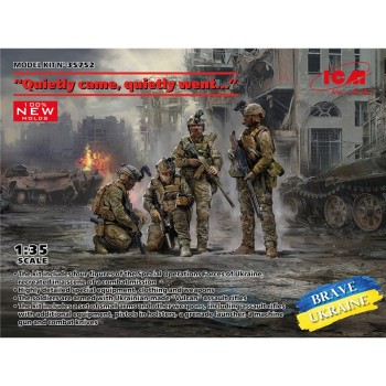 ICM QUIETLY CAME,QUIETLY WENT."SPECIAL OPERATIONS FORCES OF UKRAINE(4 FIG) 1/35 35752