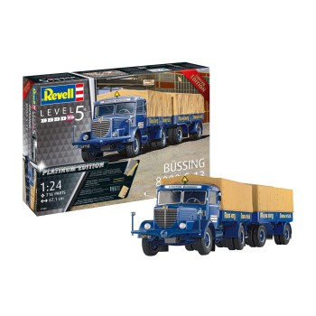 revell Büssing 8000 S 13 mit Trailer "Platinum Edition" 1/24 07580