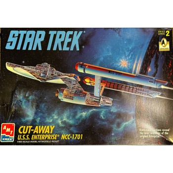 AMT STAR TREK USS ENTERPRISE NCC-1701 CUT-AWAY 1/650 AMT8790