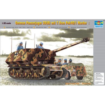 TRUMPETER German Panzerjager 39(H) mit 7.5cm Pak40/1 Marder 1/35 00354