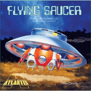 Atlantis Invader flying saucer les envahissuers 1/72 A256