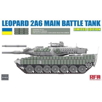 RFM UKRAINIAN LEOPARD 2A6 WITH WORKABLE TRACKS LIMITED EDITION 1/35 5103