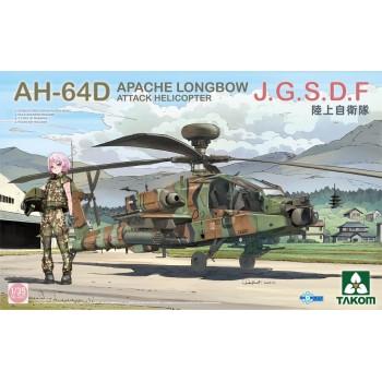 TAKOM AH-64D APACHE LONGBOW ATTACK HELICOPTER J.G.S.D.F 1/35 2607