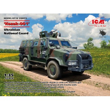 ICM Kozak-001 - Ukrainian National Guard (early Kozak-2) 1/35 35015