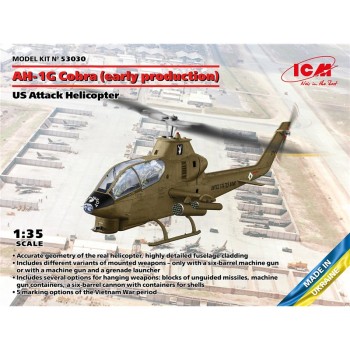 ICM AH-1G Cobra, US Attack Helicopter 1/35 53030