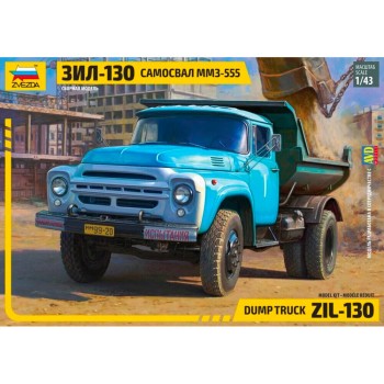 zvezda ZIL-130 Dump Truck with MMZ-555 Body 1/43 43004