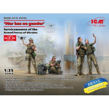 ICM 'War Has No Gender' Servicewomen Of The Armed Forces Of Ukraine 1/35 35755