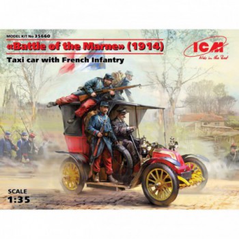 ICM Battle Of The Marne (1914), Taxi Car + Infantry 1/35 35660