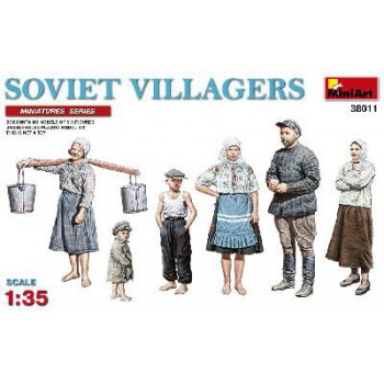 MINIART VILLAGEOIS RUSSES - 1930/1950 1/35