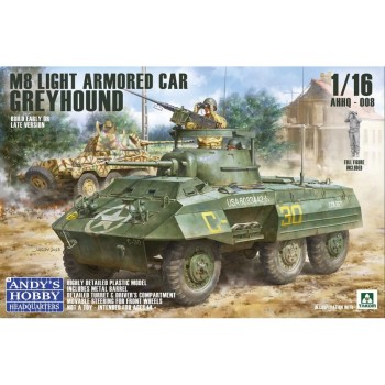 TAKOM Andy's Hobby Headquarters M8 LIGHT ARMORED CAR GREYHOUND 1/16 AHHQ-008