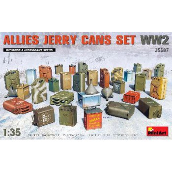 MINIART SET DE JERRY CANS ALLIÉS - 2E GM 1/35 35587