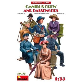 miniart Omnibus Crew And Passengers 1/35 38092