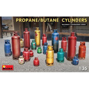 MINIART SET DE BOUTEILLES DE PROPANE/BUTANE 1/35