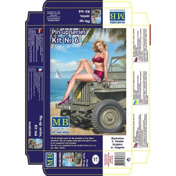 master box PIN-UP SERIES, KIT NO.6 SAMANTHA 1/24 MB24006