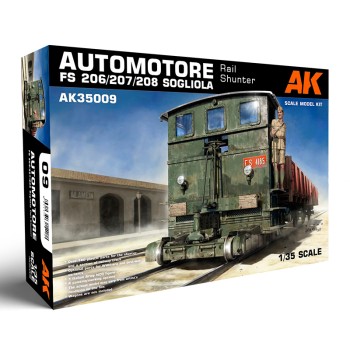 AK interactive Automotore FS 206/207/208 Sogliola Rail Shunter 1/35 AK35009