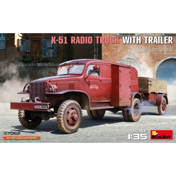 miniart K-51 radio truck with trailer 1/35 37062