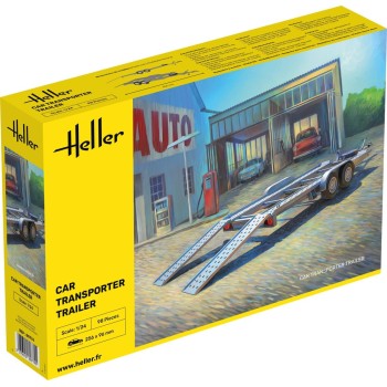 heller car transporter trailer 1/24 80774
