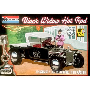 revell monogram black widow hot rod 1/24 854234