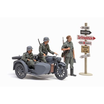 tamiya Moto KS600 & Sidecar 1/35 35384