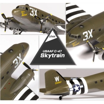 ACADEMY USAFF C-47 Skytrain 1/144 12633
