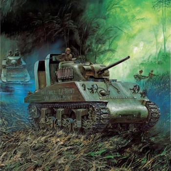 ACADEMY M4A2 (75) pacific theater 1/35 13562
