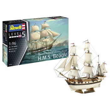 revell Darwin's Historical Discovery Barque H.M.S. Beagle 1/96 03458