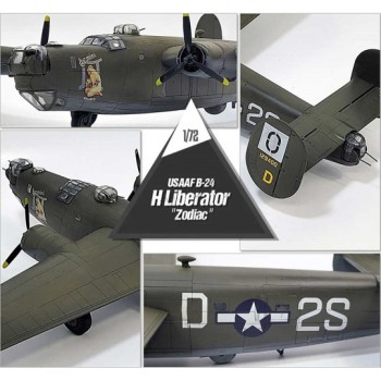 ACADEMY USAAF B-24H Liberator « ZODIAC » 1/72 12584