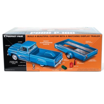 AMT  Ford F-100 Pickup avec remorque 1/25 AMT1407