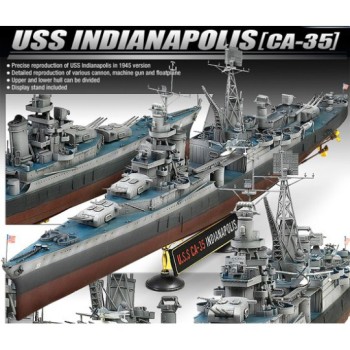 ACADEMY U.S.S CA-35 Indianapolis 1/350 14107