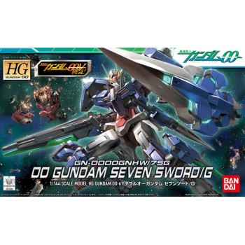 bandai Gundam Gunpla HG 1/144 61 OO Gundam Seven Sword/G 4573102579355