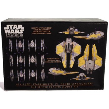AMT Star Wars Jedi Starfighter vs Droid fighters 1/48 AMT1436