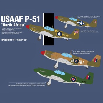 ACADEMY USAAF P-51 « North Africa » 1/48 12338