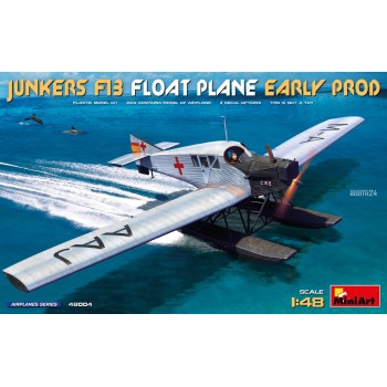 miniart  JUNKER F13 FLOAT PLANE. EARLY PROD 1/48 48004