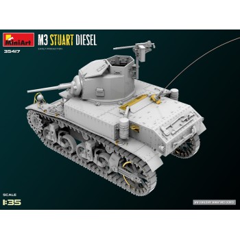 miniart  M3 STUART DIESEL EARLY PROD 1/35 35417