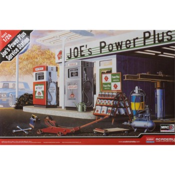 ACADEMY Diorama station service JOE’s Power Plus 1/24 15122